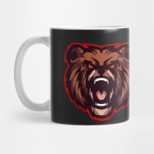 Angry Bear Face Mug